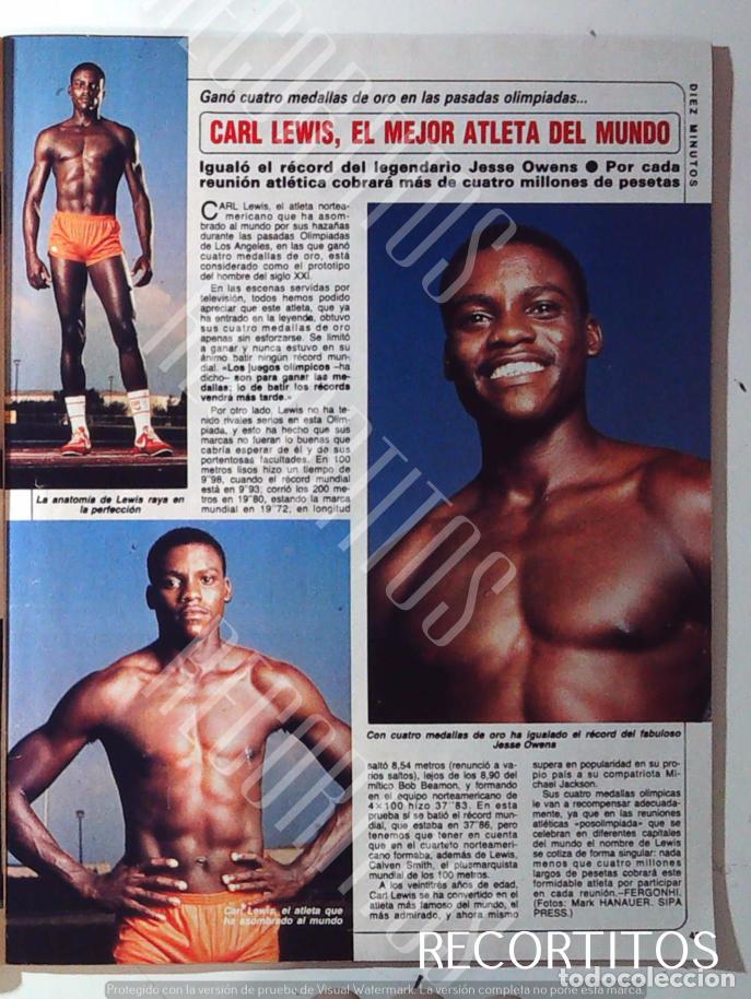 Collectible Music: CARL LEWIS ATLETA LOS ANGELES 84