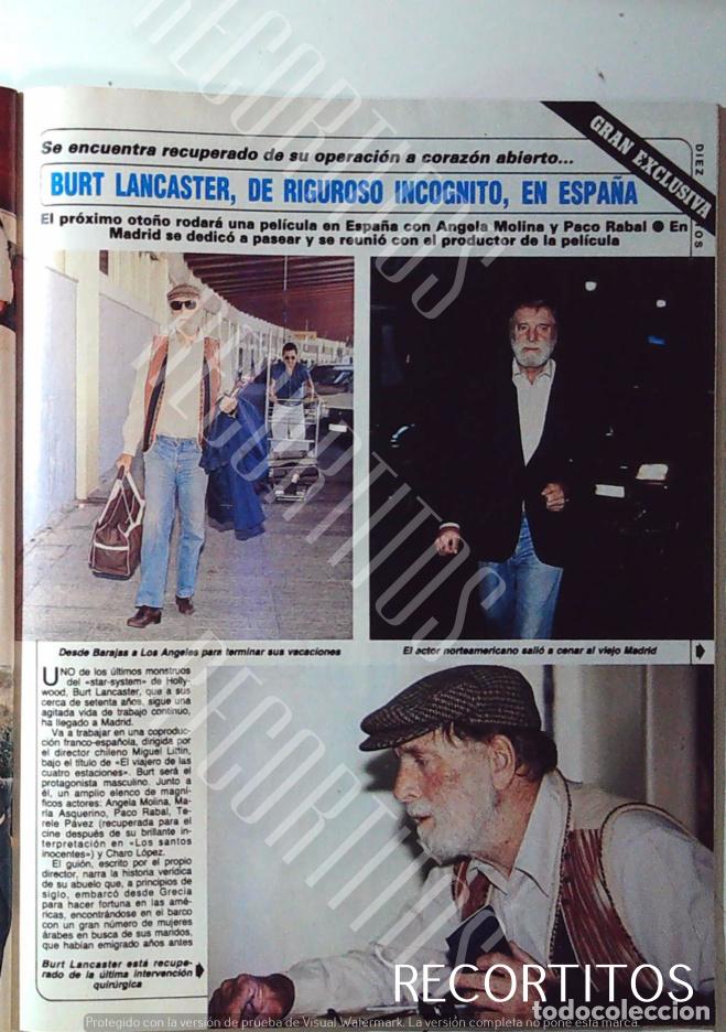 M&uacute;sica de colecci&oacute;n: BURT LANCASTER EN ESPA&Ntilde;A - Foto 1