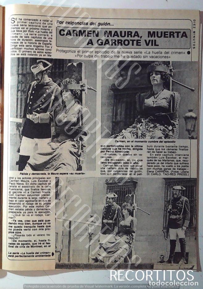 Collectible Music: CARMEN MAURA ASESINADAA GARROTE VIL LA HUELLA DEL CRIMEN