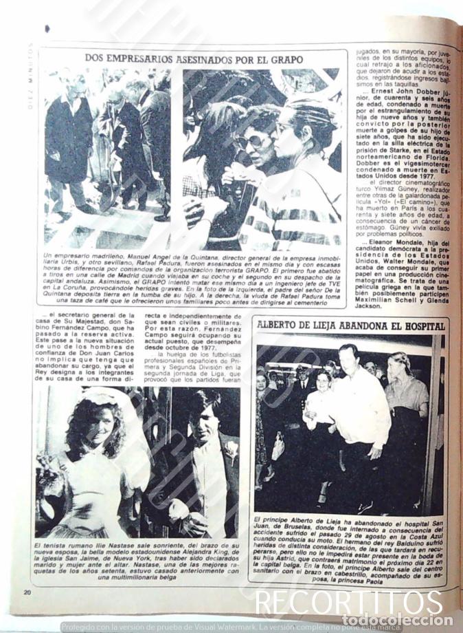 M&uacute;sica de cole&ccedil;&atilde;o: SABINO FERNANDEZ CAMPOS ILLIE NASTASSE MANUEL ANGEL DE LA QUNITANA ASESINADO GRAPO RAFFAEL PADURA