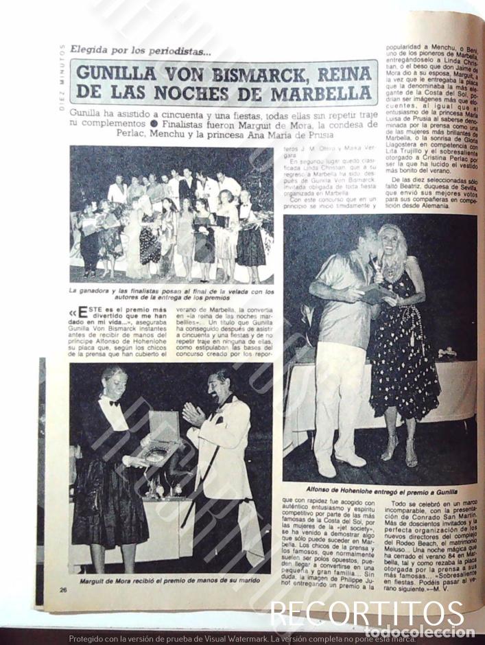 Musica di collezione: GUNILLA VON BISMARCK JAIME DE MORA Y ARAGON MARGUIT ALFONSO DE HOHENLOHE MISS MERBELLA