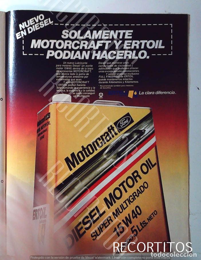 M&uacute;sica de colecci&oacute;n: MOTORCRAFT ANUNCIO PUBLICIDAD - Foto 1