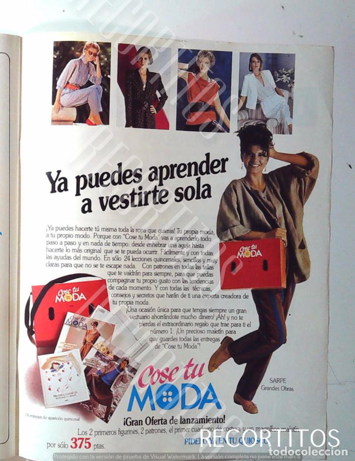 M&uacute;sica de colecci&oacute;n: COSE TU MODA ANUNCIO PUBLICIDAD - Foto 1