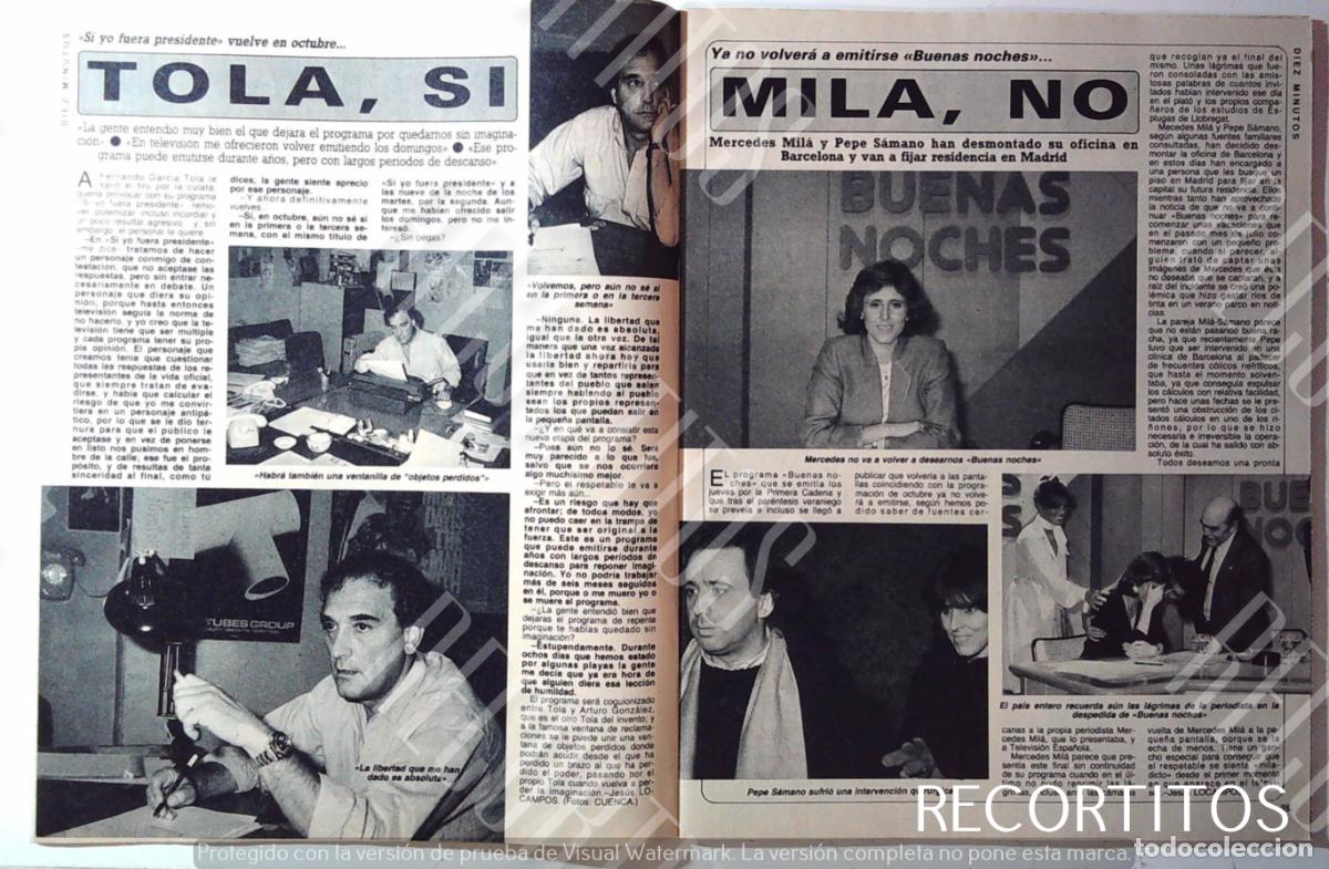 Musiksammlung: FERNANDO GARCIA TOLA MERCEDES MILA