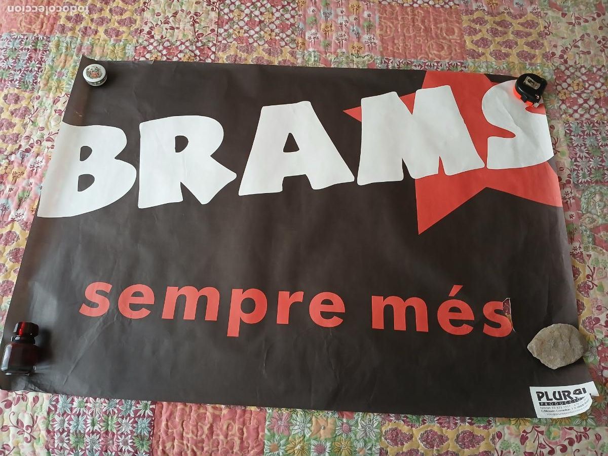 Musique de collection: POSTER DE BRAMS -SEMPRE M&Eacute;S-