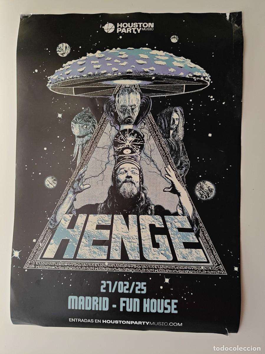 M&uacute;sica de cole&ccedil;&atilde;o: Henge cartel concierto Journey To Voltus B