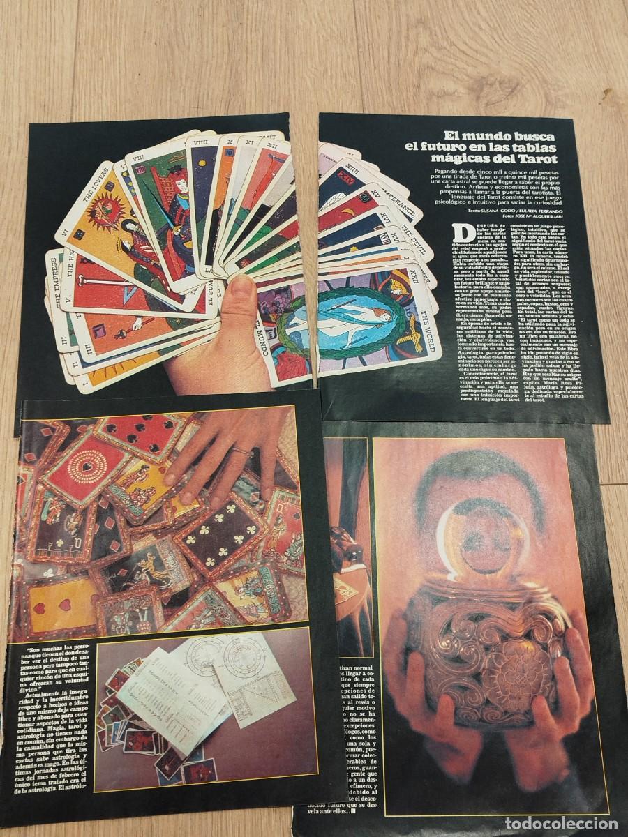 M&uacute;sica de cole&ccedil;&atilde;o: ARTICULO REVISTA ORIGINAL VINTAGE. EL MUNDO BUSCA FUTRO EN LAS TABLAS MAGICAS DEL TAROT