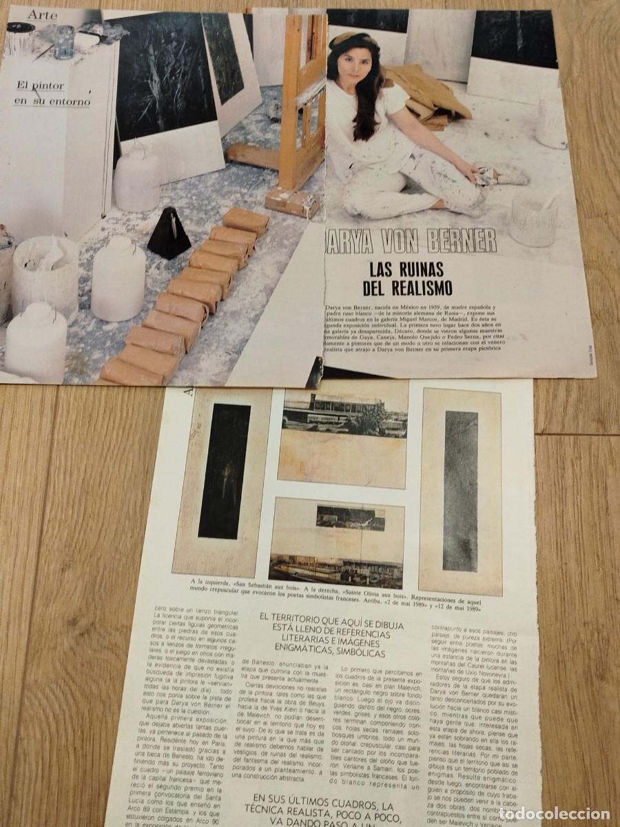 M&uacute;sica de cole&ccedil;&atilde;o: ARTICULO REVISTA ORIGINAL VINTAGE. DARYA VON BERNER, LAS RUINAS DEL REALISMO. PINTURA