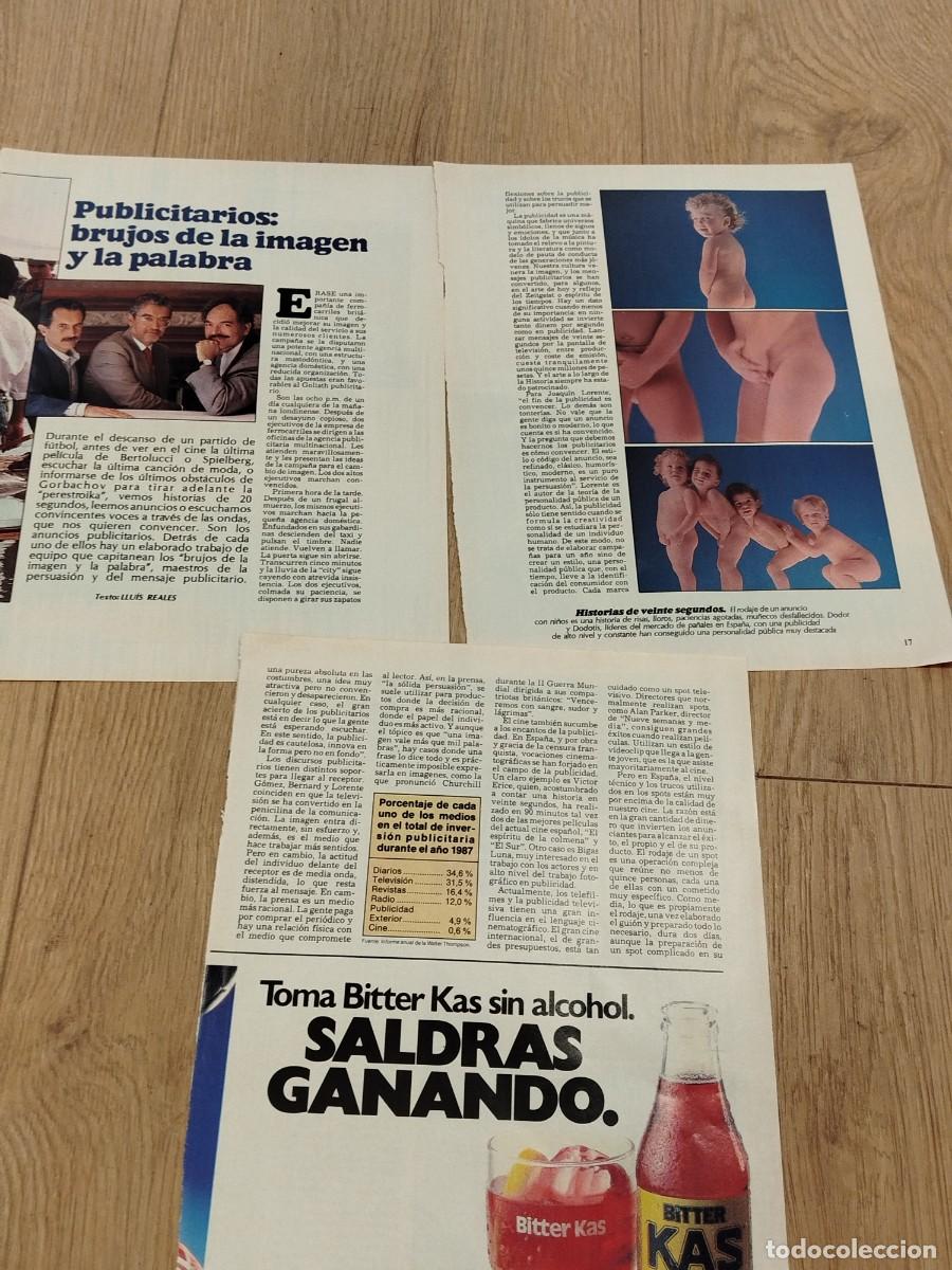 M&uacute;sica de colecci&oacute;n: ARTICULO REVISTA ORIGINAL VINTAGE. PUBLICITARIOS, BRUJOS DE LA IMAGEN Y LA PALABRA.