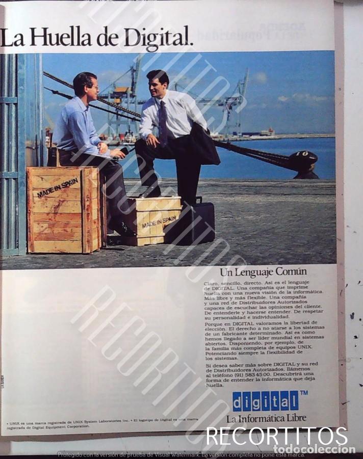 Musique de collection: DIGITAL LA INFORMATICA LIBRE ANUNCIO PUBLICIDAD