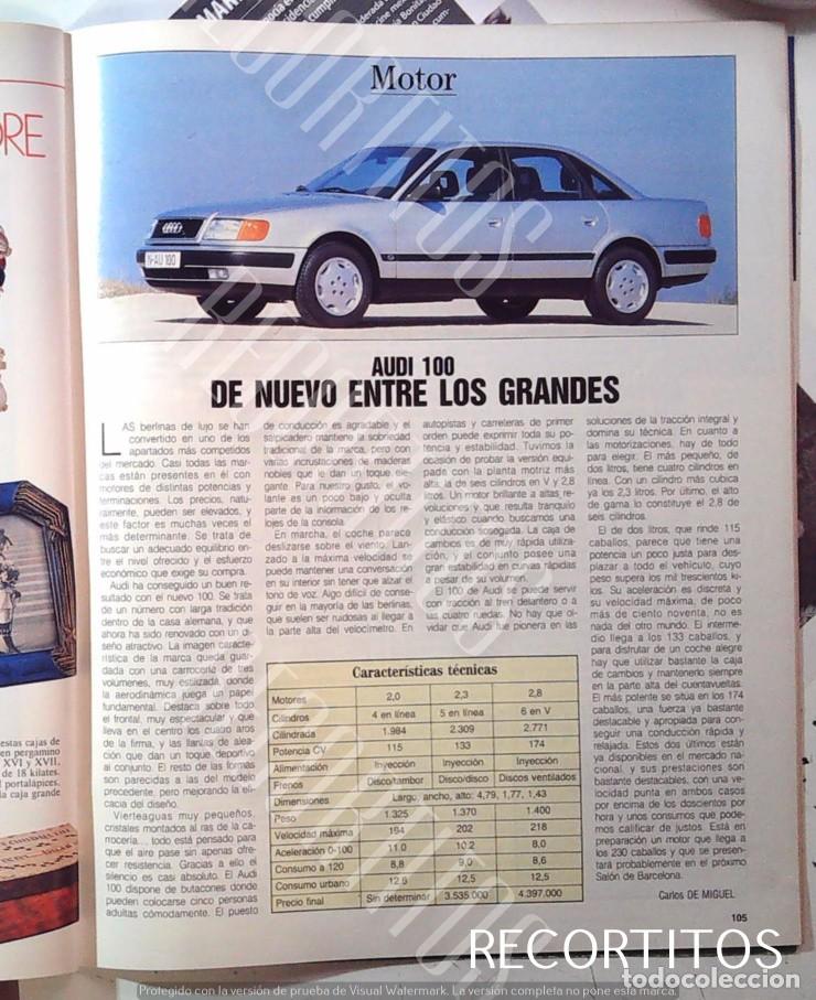 M&uacute;sica de colecci&oacute;n: AUDI 100 MOTOR VEHICULO - Foto 1