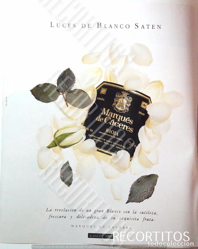 Musica di collezione: MARQUES DE CACERES RIOJA ANUNCIO PUBLICIDAD
