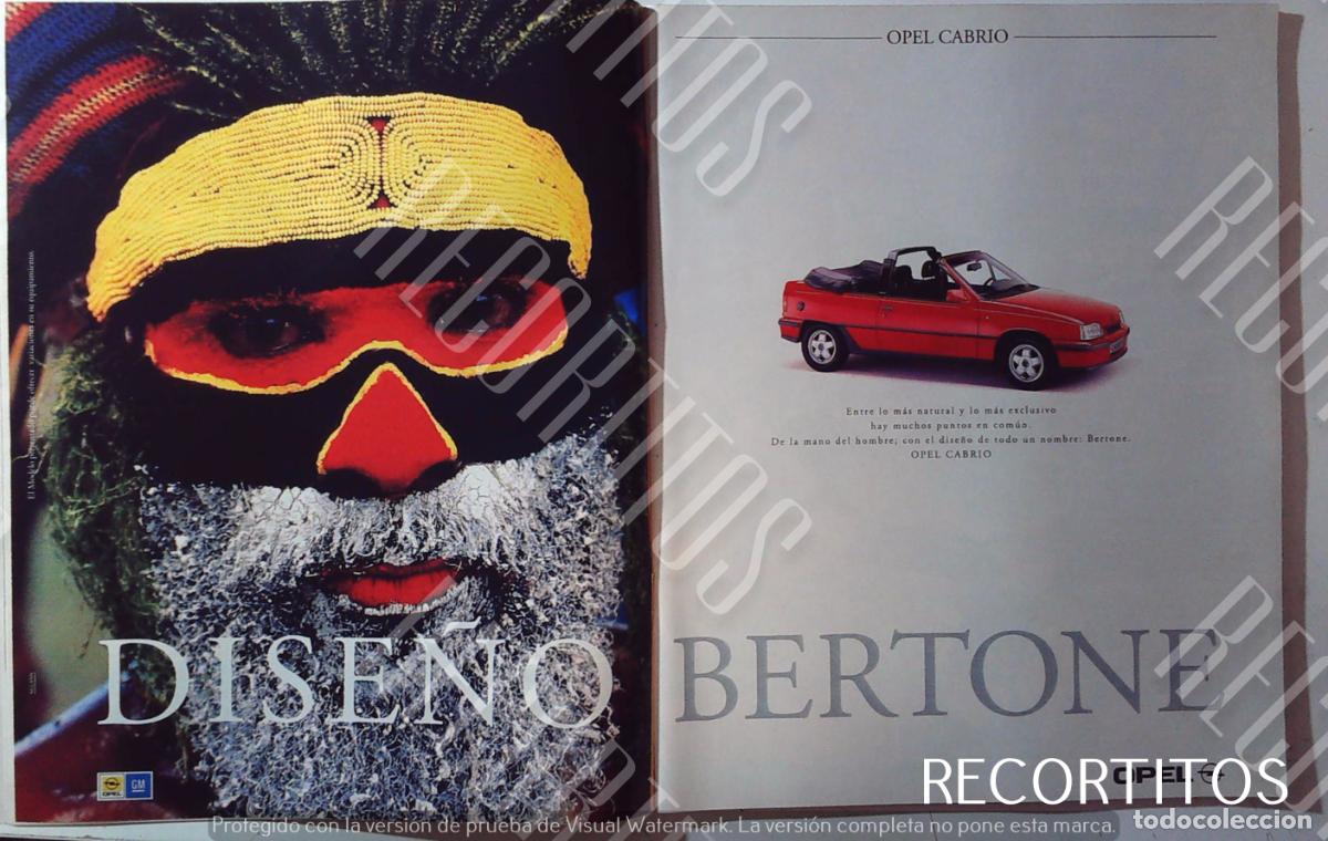 M&uacute;sica de colecci&oacute;n: OPEL CABRIO BERTONE ANUNCIO PUBLICIDAD - Foto 1
