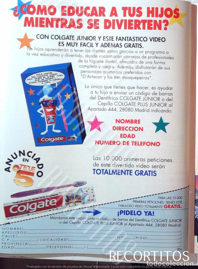 Musica di collezione: COLGATE TELE CINCO JUNIOR ANUNCIO PUBLICIDAD
