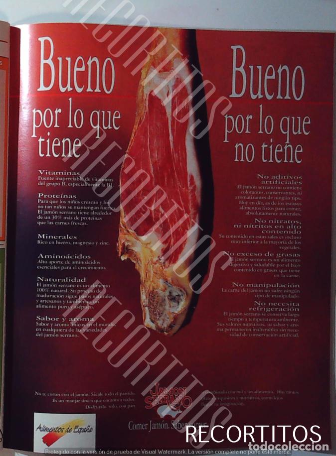 Musica di collezione: ALIMENTOS DE ESPA&Ntilde;A JAMON SERRANO ANUNCIO PUBLICIDAD