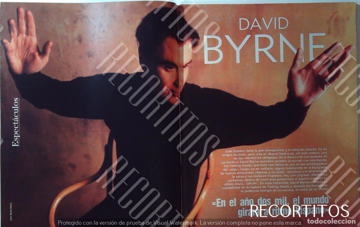 M&uacute;sica de colecci&oacute;n: DAVID BYRNE ESPECTACULO 1992 TALKING HEADS - Foto 1