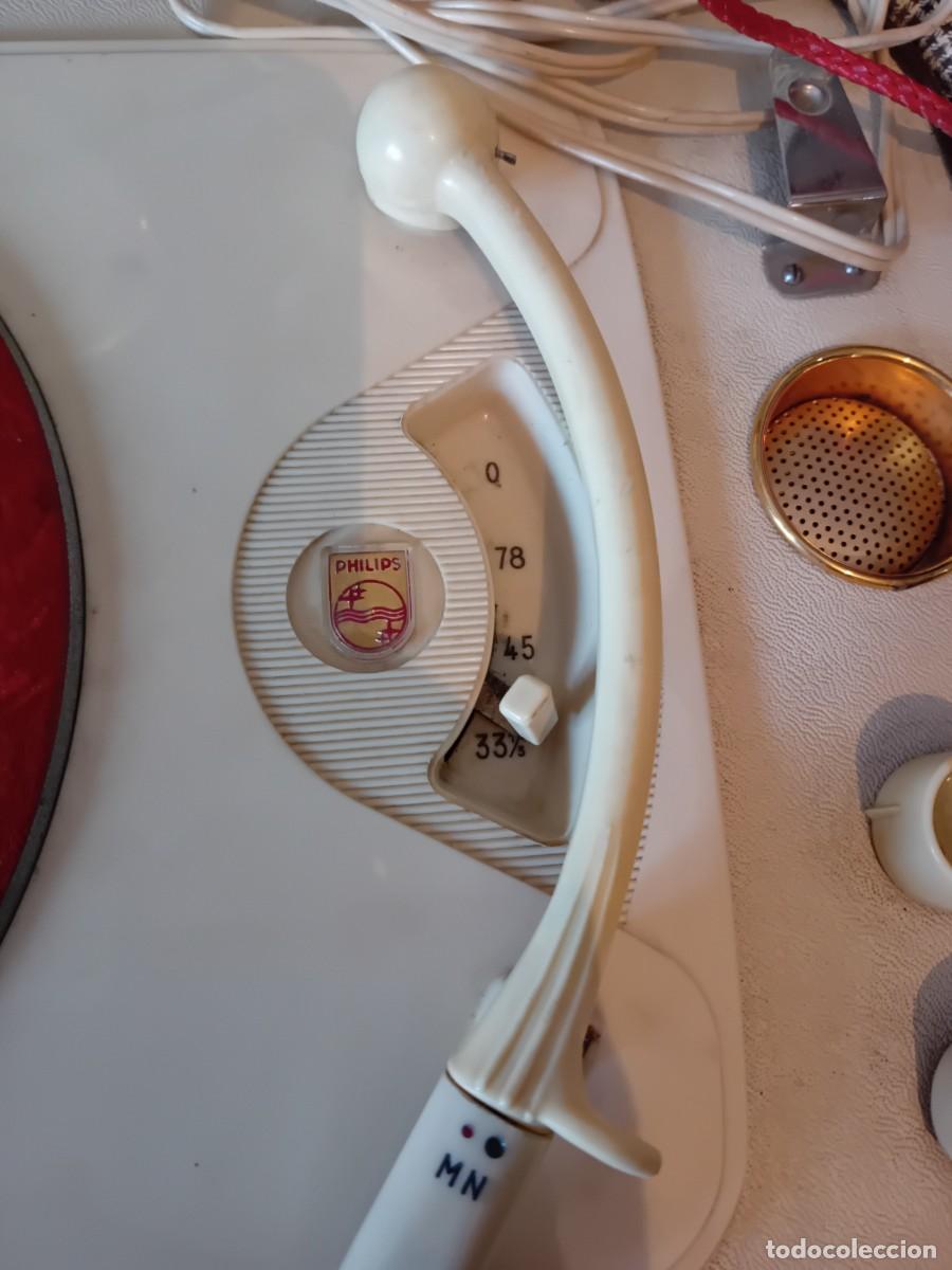 M&uacute;sica de colecci&oacute;n: Tocadiscos Philips d&eacute;cada de los 50 marca Lau - Foto 2