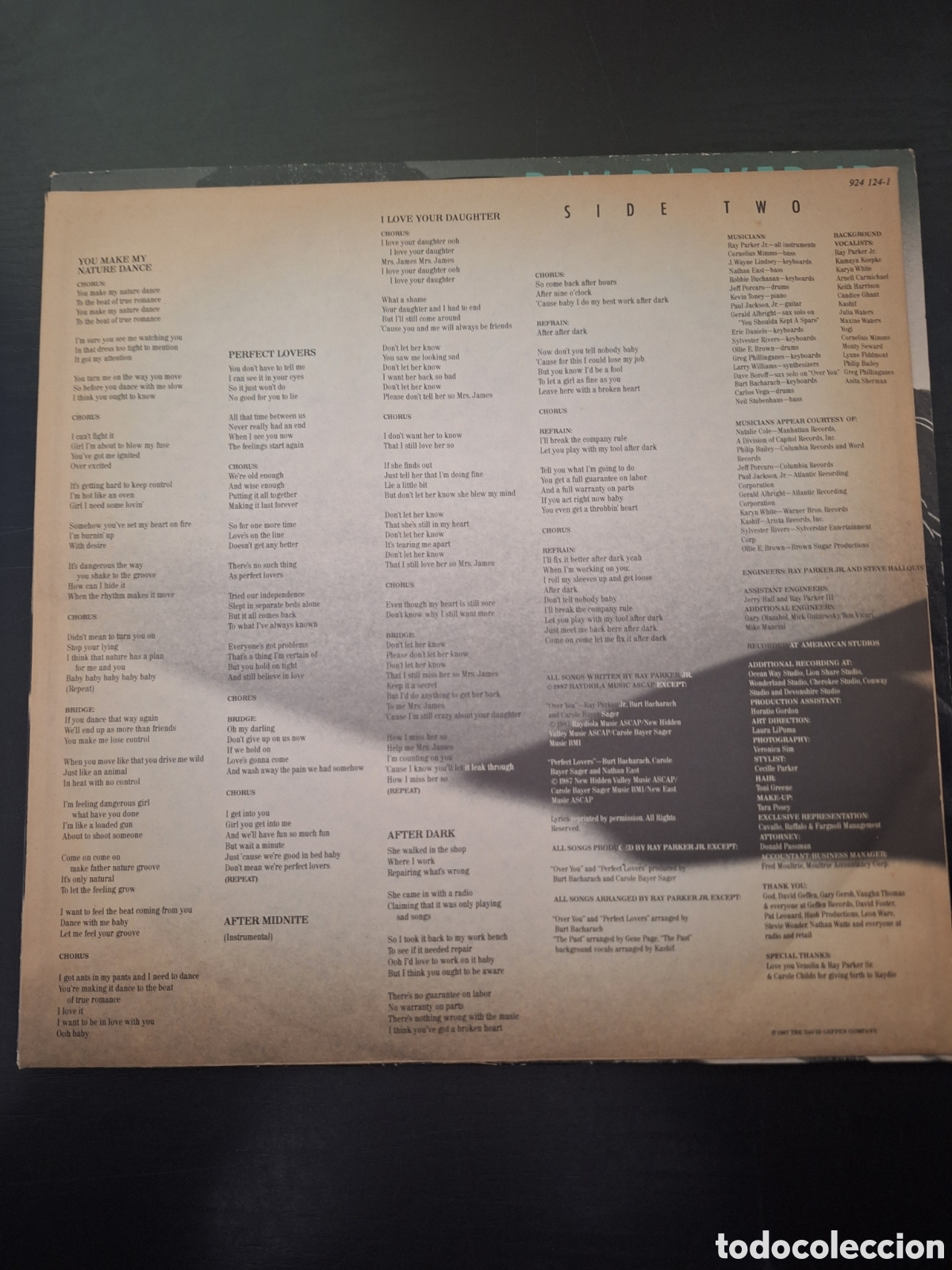 M&uacute;sica de colecci&oacute;n: Ray Parker.Geffee records - Foto 4