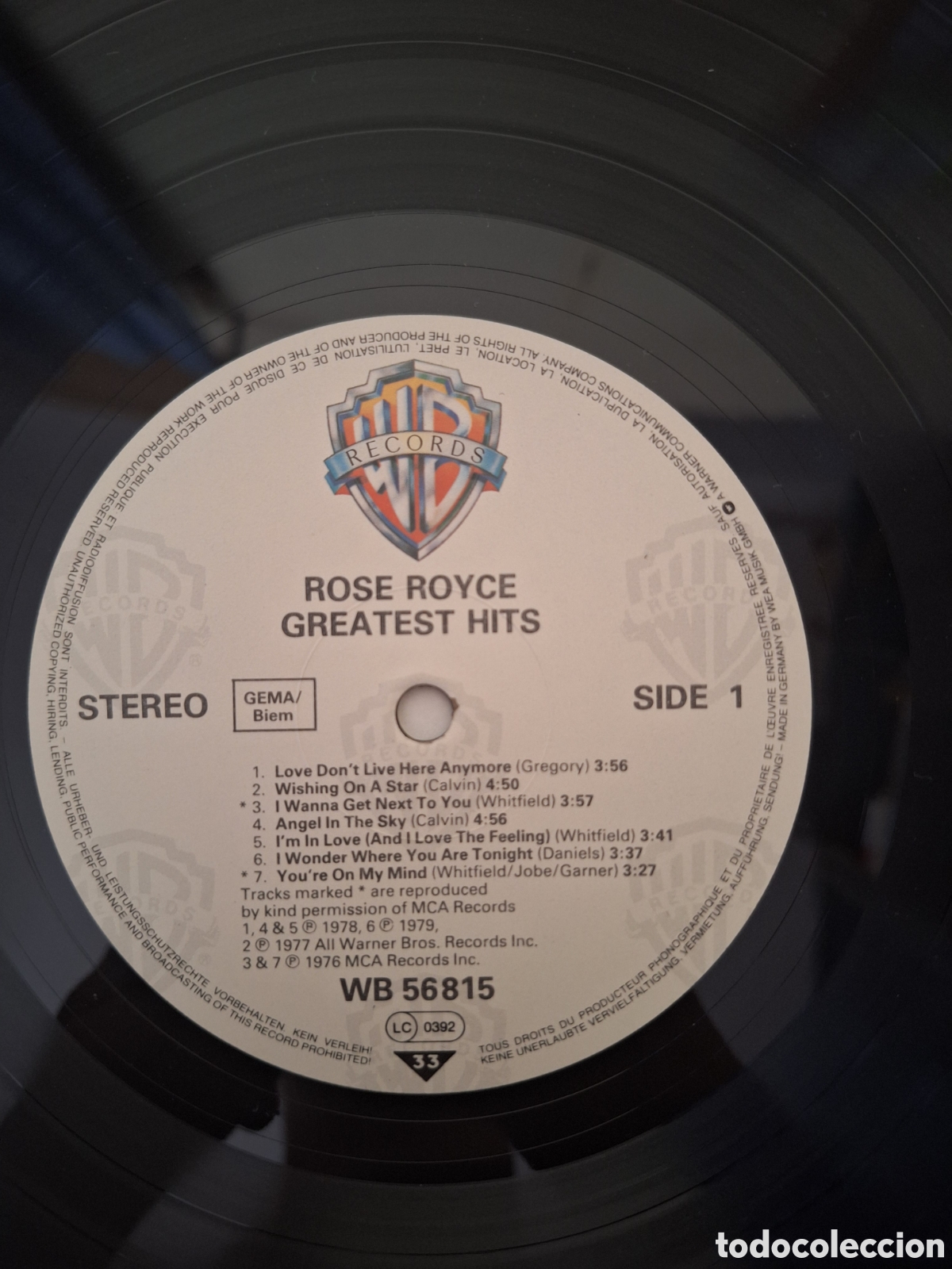 M&uacute;sica de colecci&oacute;n: Rose royce. Greatest hits - Foto 3