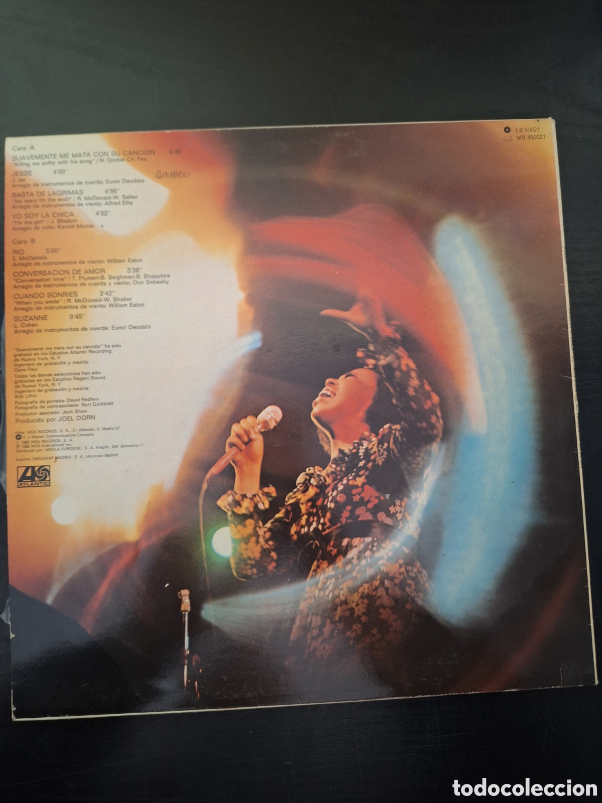 M&uacute;sica de colecci&oacute;n: Roberta Flack. Suavemente me mata con su cancion - Foto 2
