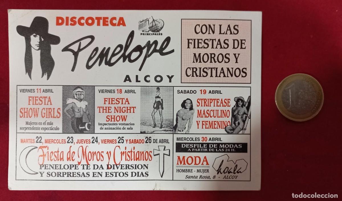 Musiksammlung: FLYERS DISCOTECA PENELOPE DE ALCOY - A&Ntilde;OS 80