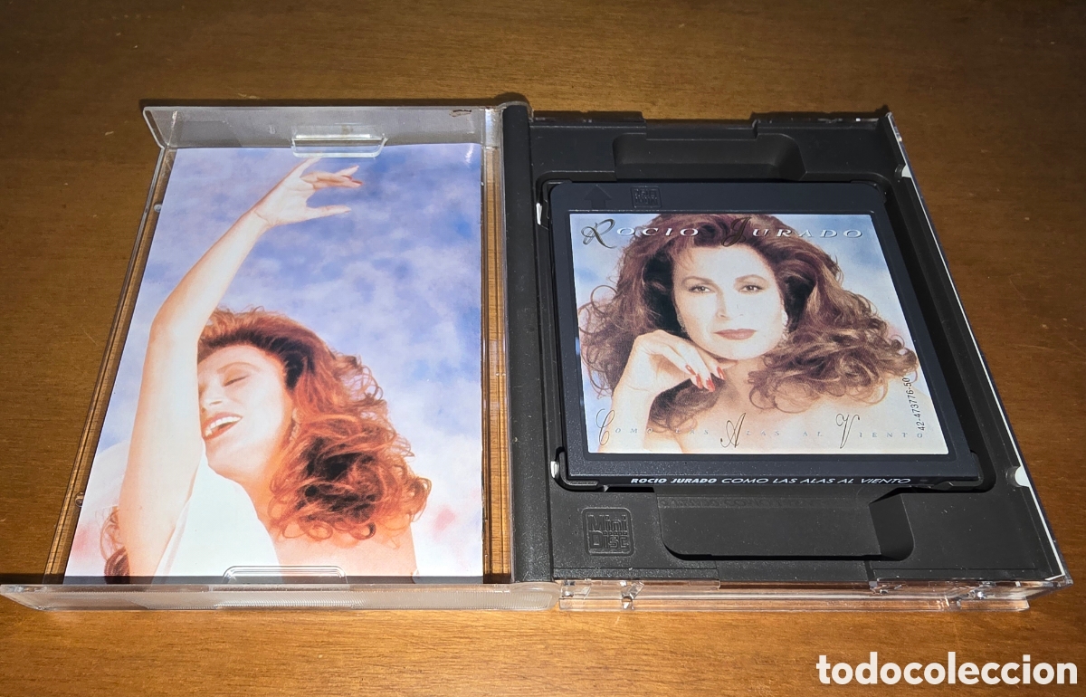 M&uacute;sica de colecci&oacute;n: Mini Disc Minidisc Roc&iacute;o Jurado Como las Alas al Viento - Foto 3