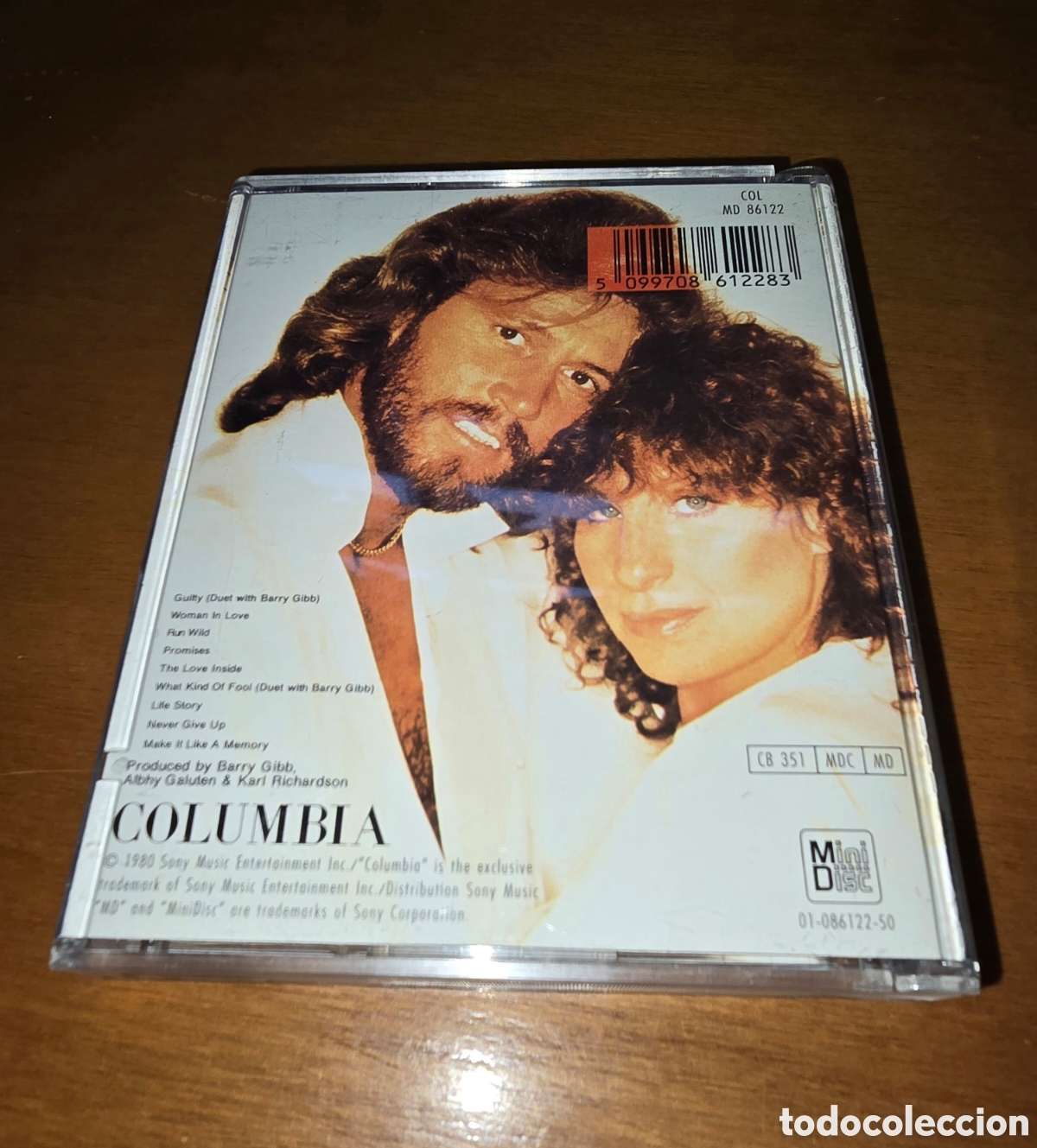 M&uacute;sica de colecci&oacute;n: Mini Disc Minidisc Barbra Streisand Guilty - Foto 2