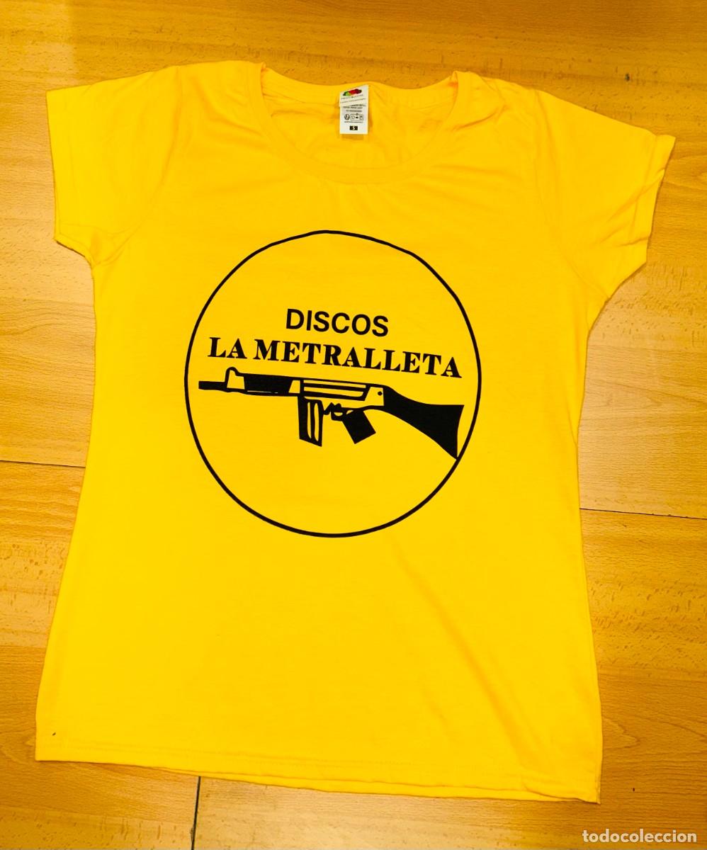Collectible Music: CAMISETAS DE MUJER - DISCOS LA METRALLETA - FRUIT OF THE LOOM 100 % ALGODON TALLA - S