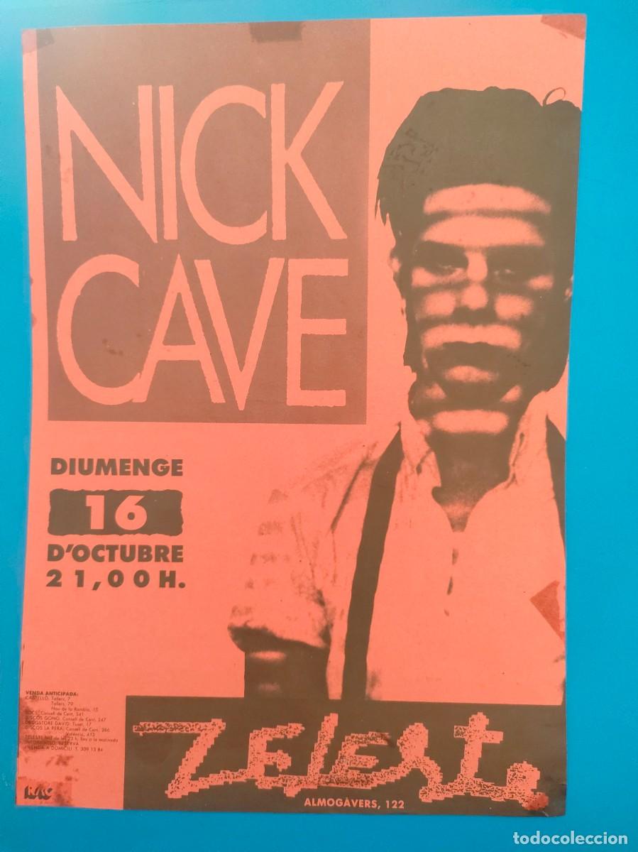 M&uacute;sica de colecci&oacute;n: FLYER CONCIERTO NICK CAVE - Foto 1