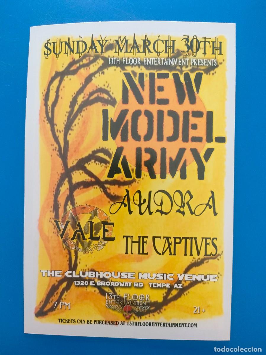 M&uacute;sica de colecci&oacute;n: FLYER concierto New Model Army - Foto 1