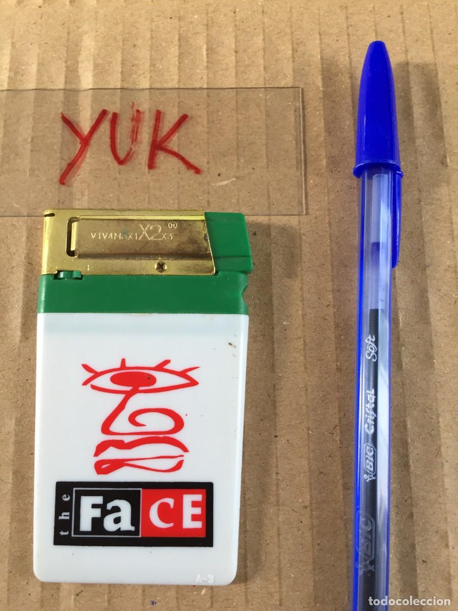 Musiksammlung: Mechero Extraplano de la discoteca THE FACE ( PINEDO ) - RUTA DEL BAKALAO - VALENCIA