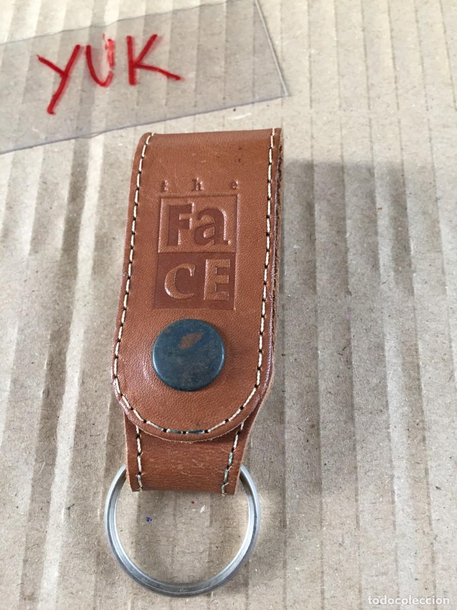 Musiksammlung: Bonito llavero en cuero de la discoteca THE FACE ( PINEDO ) - RUTA DEL BAKALAO - VALENCIA