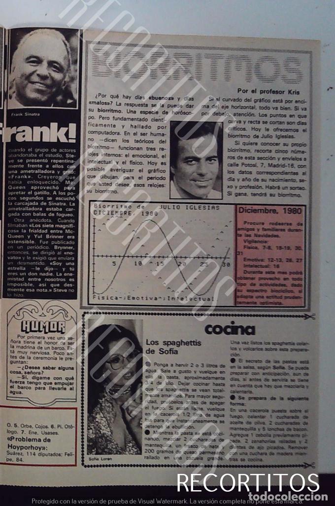 M&uacute;sica de colecci&oacute;n: JULIO IGLESIAS SOFIA LOREN SOPHIA - Foto 1