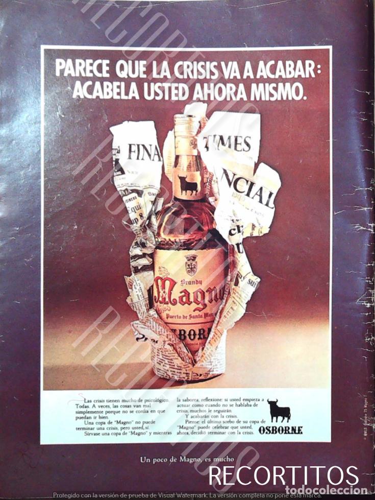 Collectible Music: magno brandy anuncio publicidad