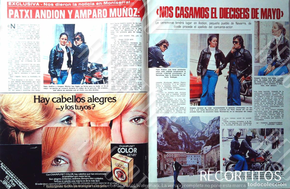 Collectible Music: amparo mu&ntilde;oz MISS ESPA&Ntilde;A UNIVERSO PATXI ANDION