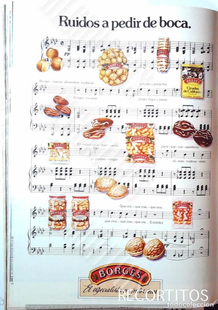 M&uacute;sica de colecci&oacute;n: BORGES NUECES ANUNCIO PUBLICIDAD - Foto 1