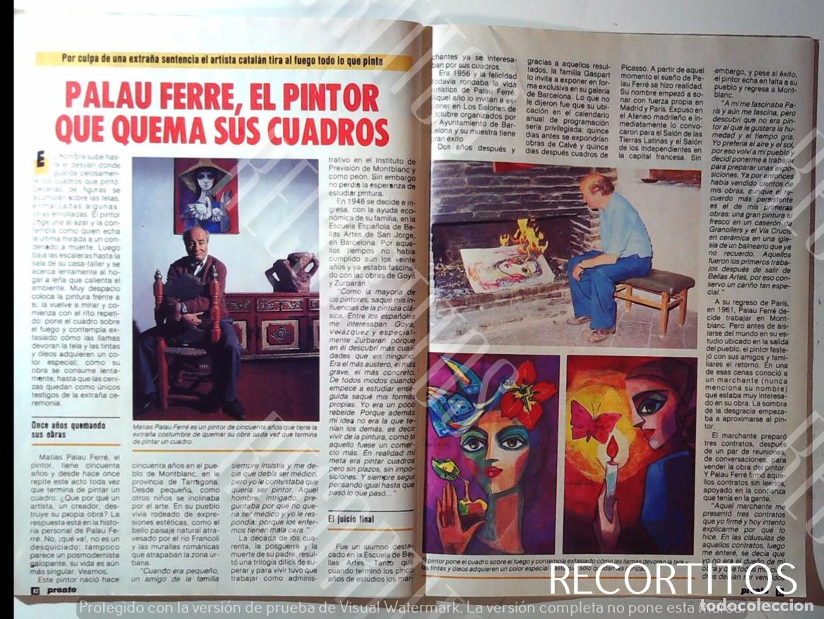 M&uacute;sica de colecci&oacute;n: PALAU FERRE EL PINTOR QUE QUEMA SU OBRA - Foto 1