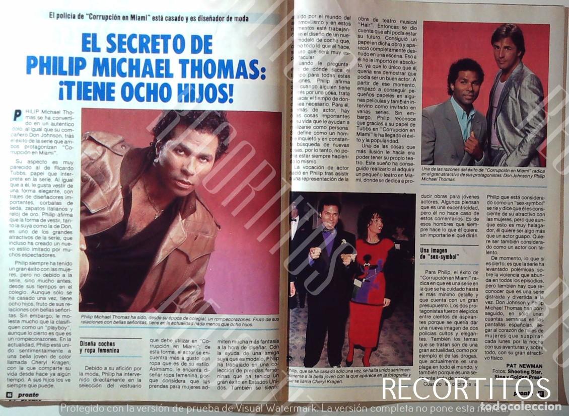 Musica di collezione: DON JOHNSON CORRUPCION EN MIAMI VICE PHILIP MICHAEL THOMAS