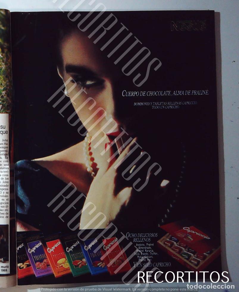 Musique de collection: PRALINES CAPRICCIO ANUNCIO PUBLICIDAD