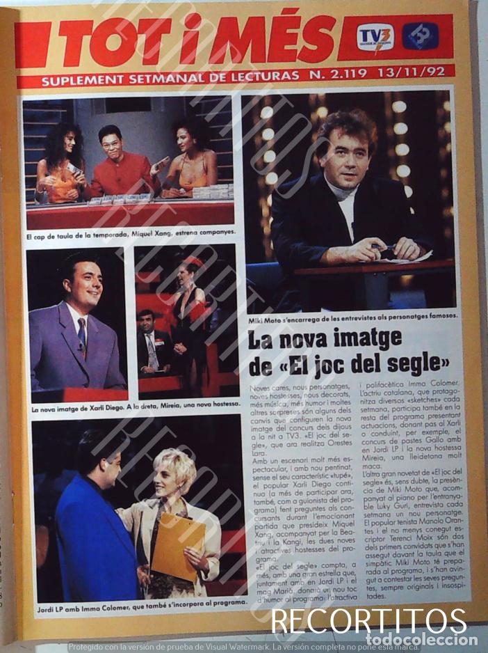 Collectible Music: JORDI LP MIKI MOTO MIQUEL XONG IMMA COLOMER