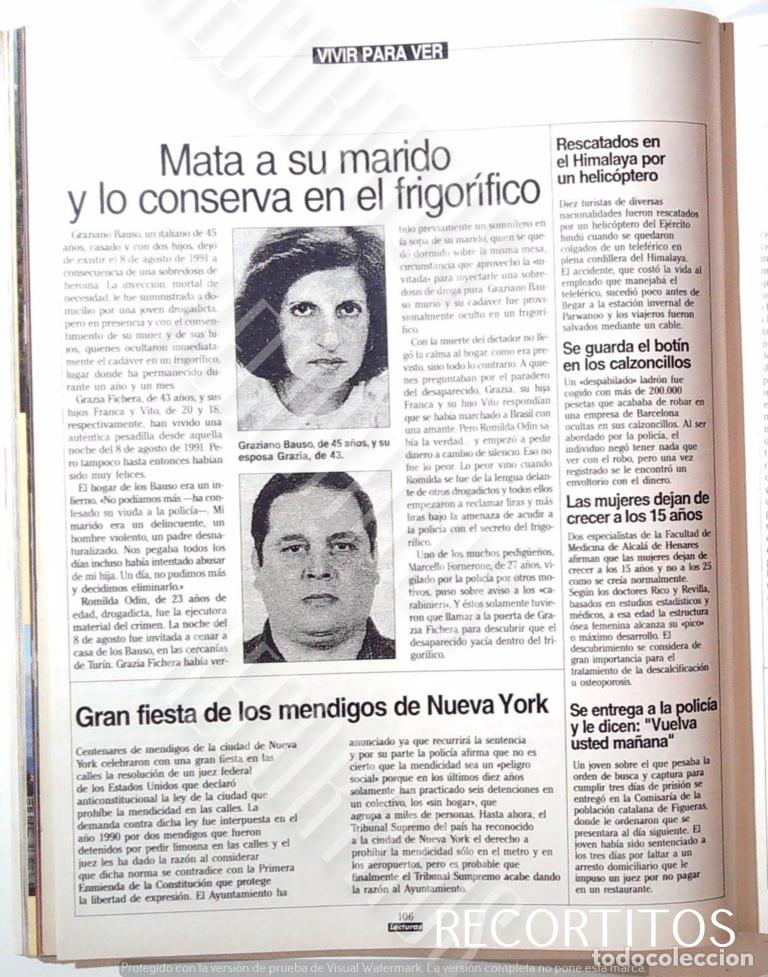 Collectible Music: GRAZIA MATO A GRAZIANO SU MARIDO Y LO MANTIENE EN EL CONGELADOR