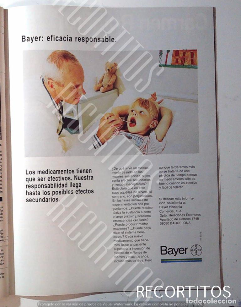 Collectible Music: BAYER ANUNCIO PUBLICIDAD