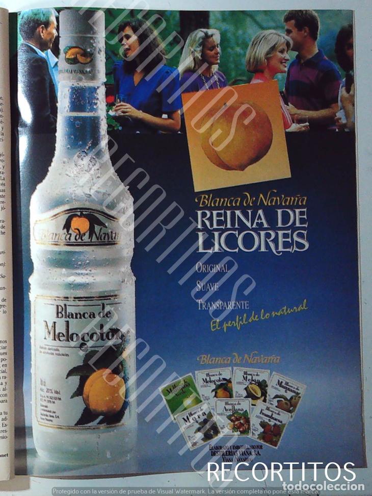 Collectible Music: BLANCA DE NAVARRA REINA DE LOS LICORES ANUNCIO PUBLICIDAD