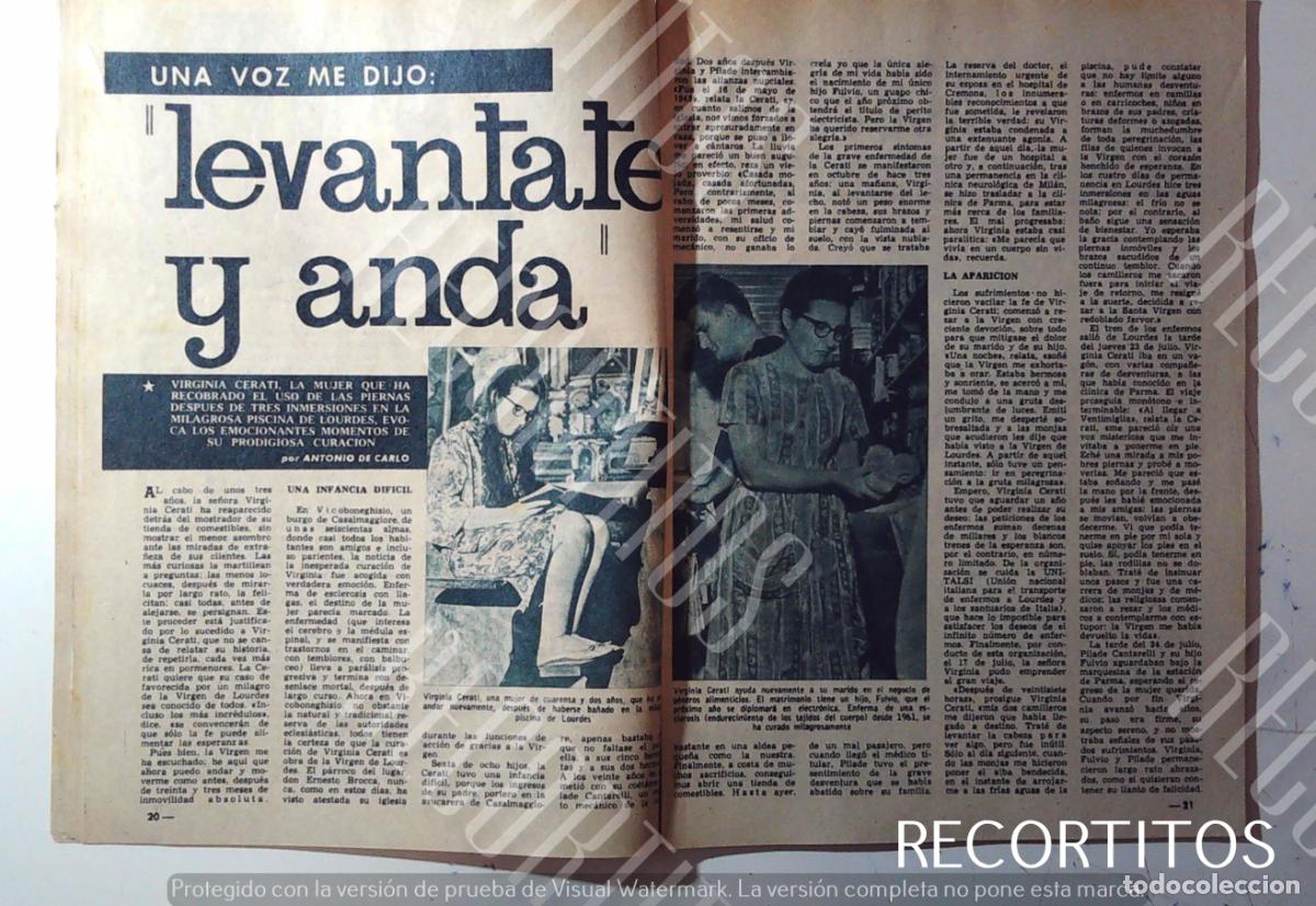 Collectible Music: VIRGINIA CERATE MLAGRO EN LOURDES