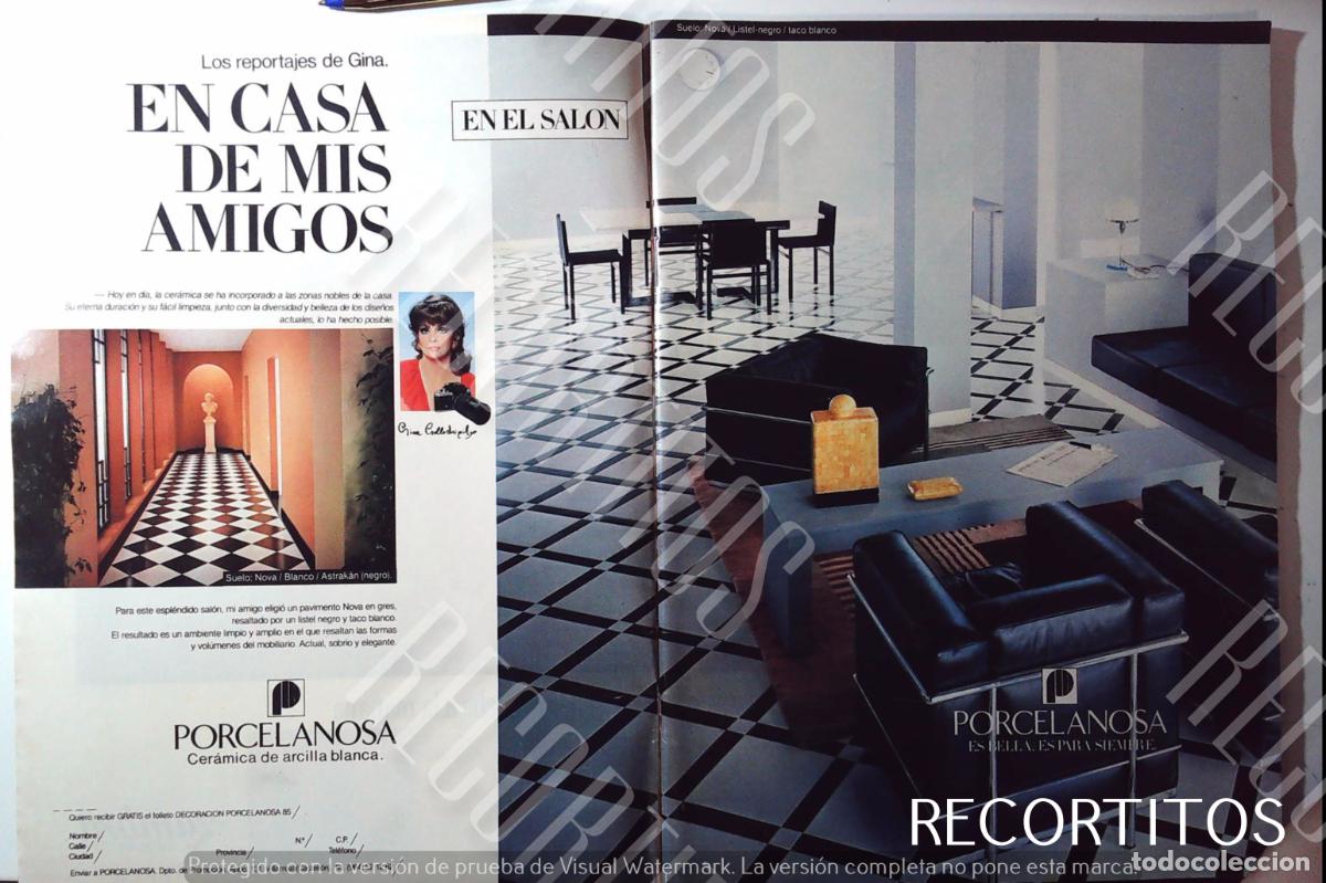 M&uacute;sica de cole&ccedil;&atilde;o: porcelanosa anuncio publicidad GINA LOLLOBRIGIDA