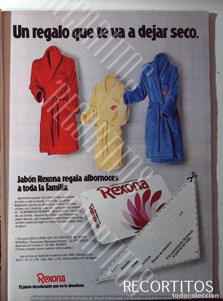 M&uacute;sica de colecci&oacute;n: REXONA PUBLICIDAD anuncio - Foto 1
