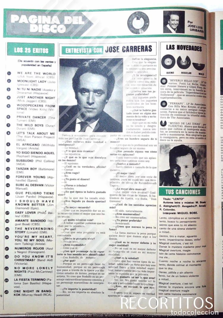 M&uacute;sica de cole&ccedil;&atilde;o: josep carreras jose MIGUEL BOSE LENTO