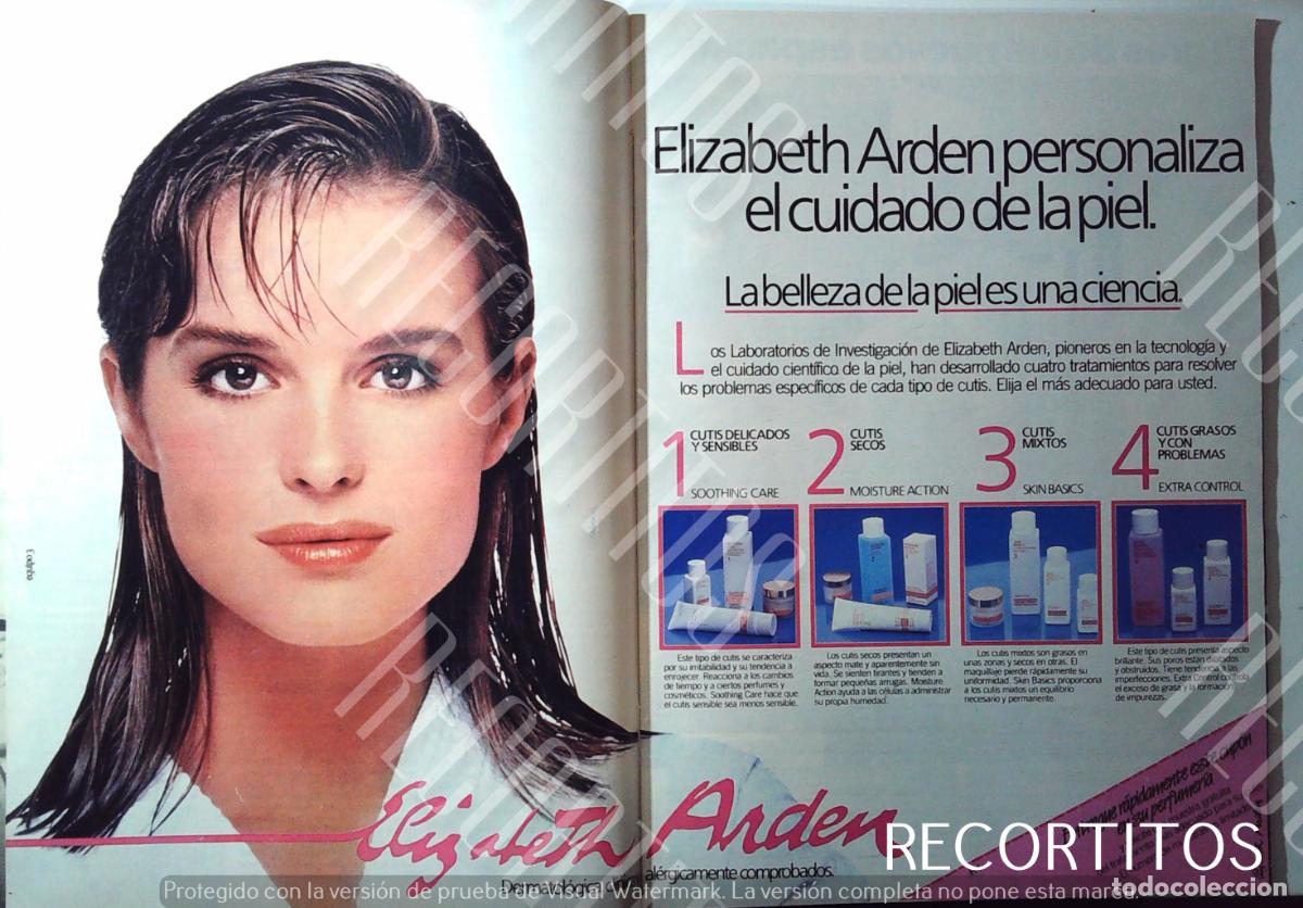 Collectible Music: ELIZABETH ARDEN ANUNCIO PUBLICIDAD