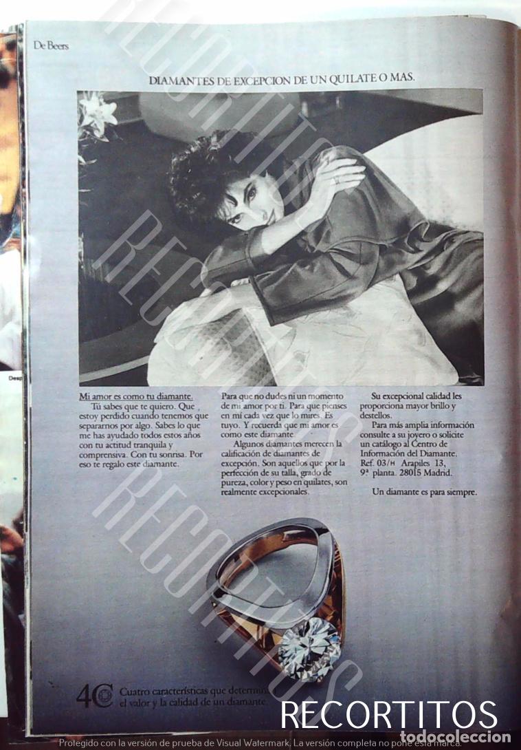 M&uacute;sica de cole&ccedil;&atilde;o: DE BEERS ANUNCIO DIAMANTES 40 KILATES 40 C