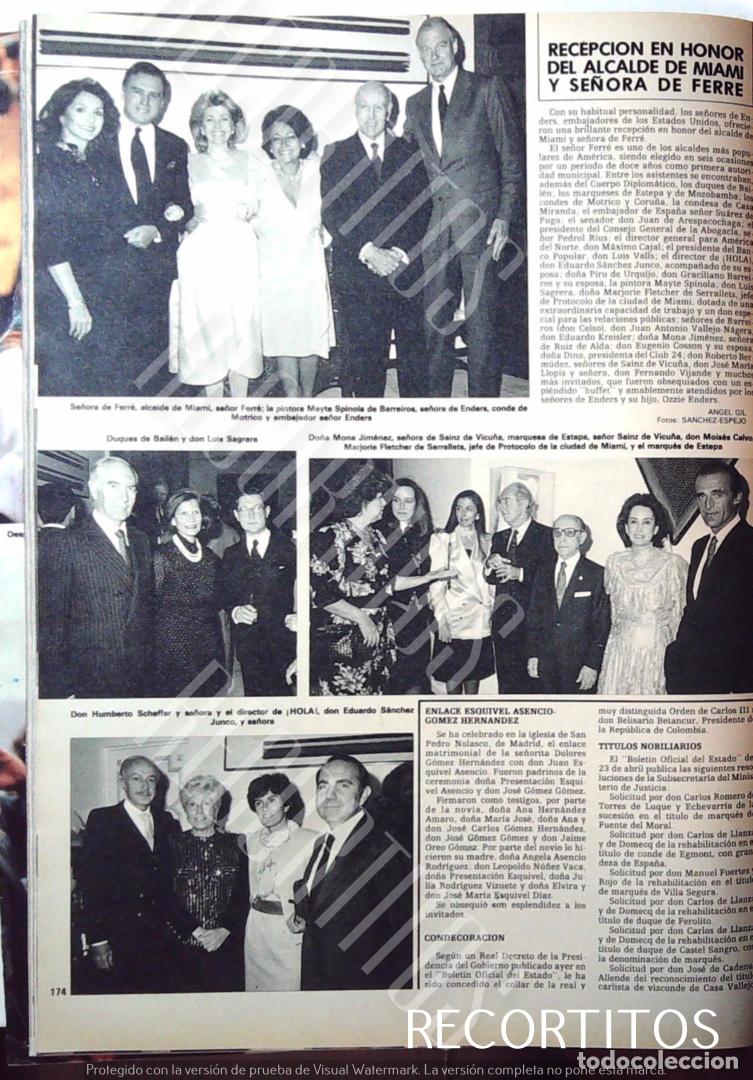 M&uacute;sica de cole&ccedil;&atilde;o: ALCALDE DE MIAMI LA SE&Ntilde;ORA FERRE LUIS SEGRES DUQUE DE BAILEN MAYTE SPINOLA BARREIROS